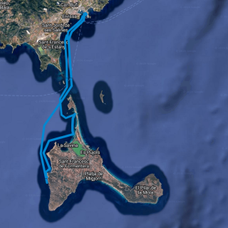 Formentera West by boat from Ibiza